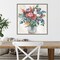 Eucalyptus Bouquet by Asia Jensen 22-in. W x 22-in. H. Canvas Wall Art Print Framed in Grey